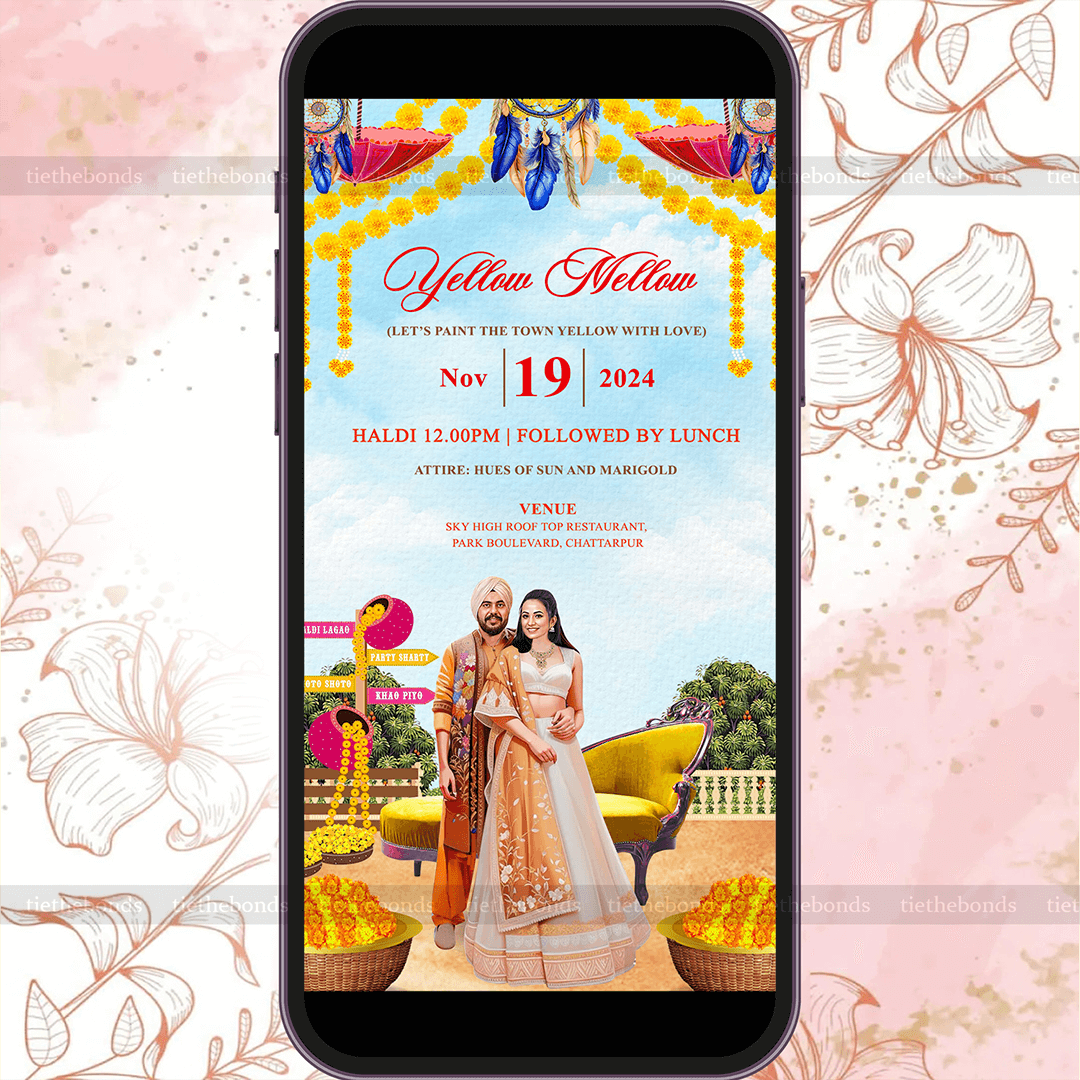 TTB 015 wedding Invitation North 5 Slides invitation