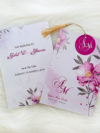 Purple Flower Print Invite | TTB005