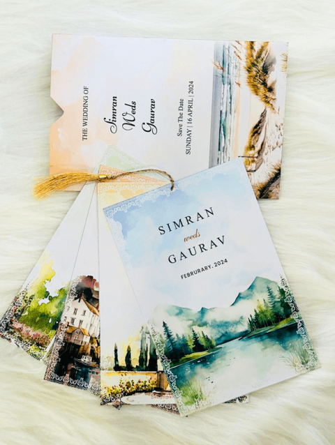 Nature Scene Print Invite | TTB001