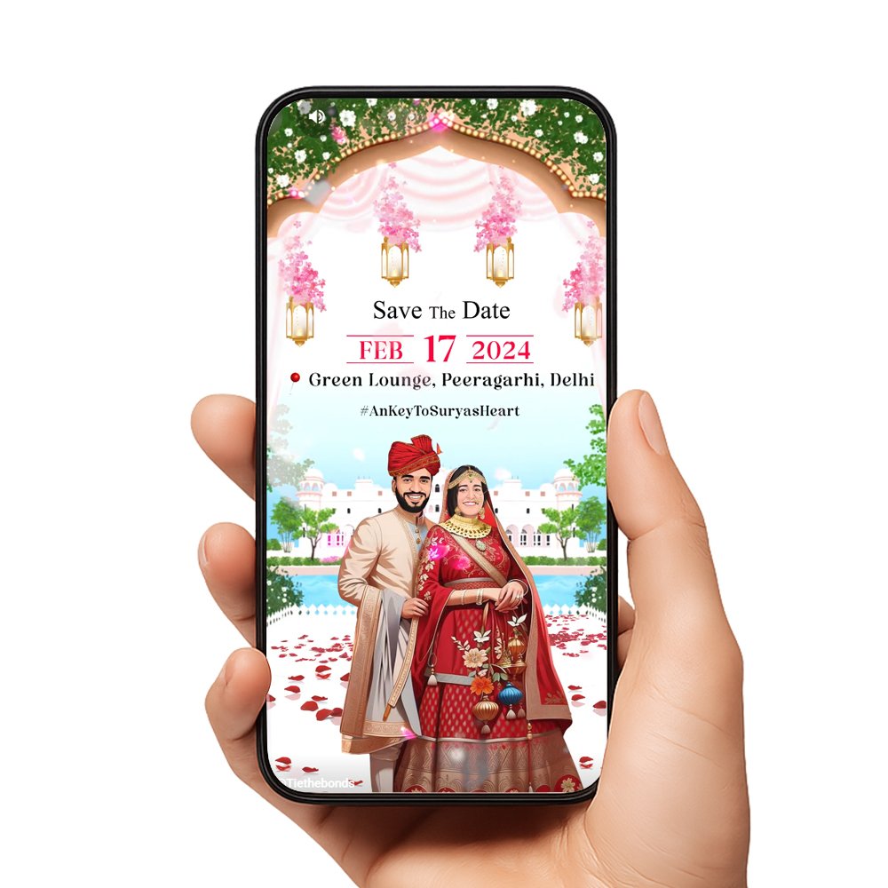 TTB 002 | wedding Invitation | North | 2 Slides invitation