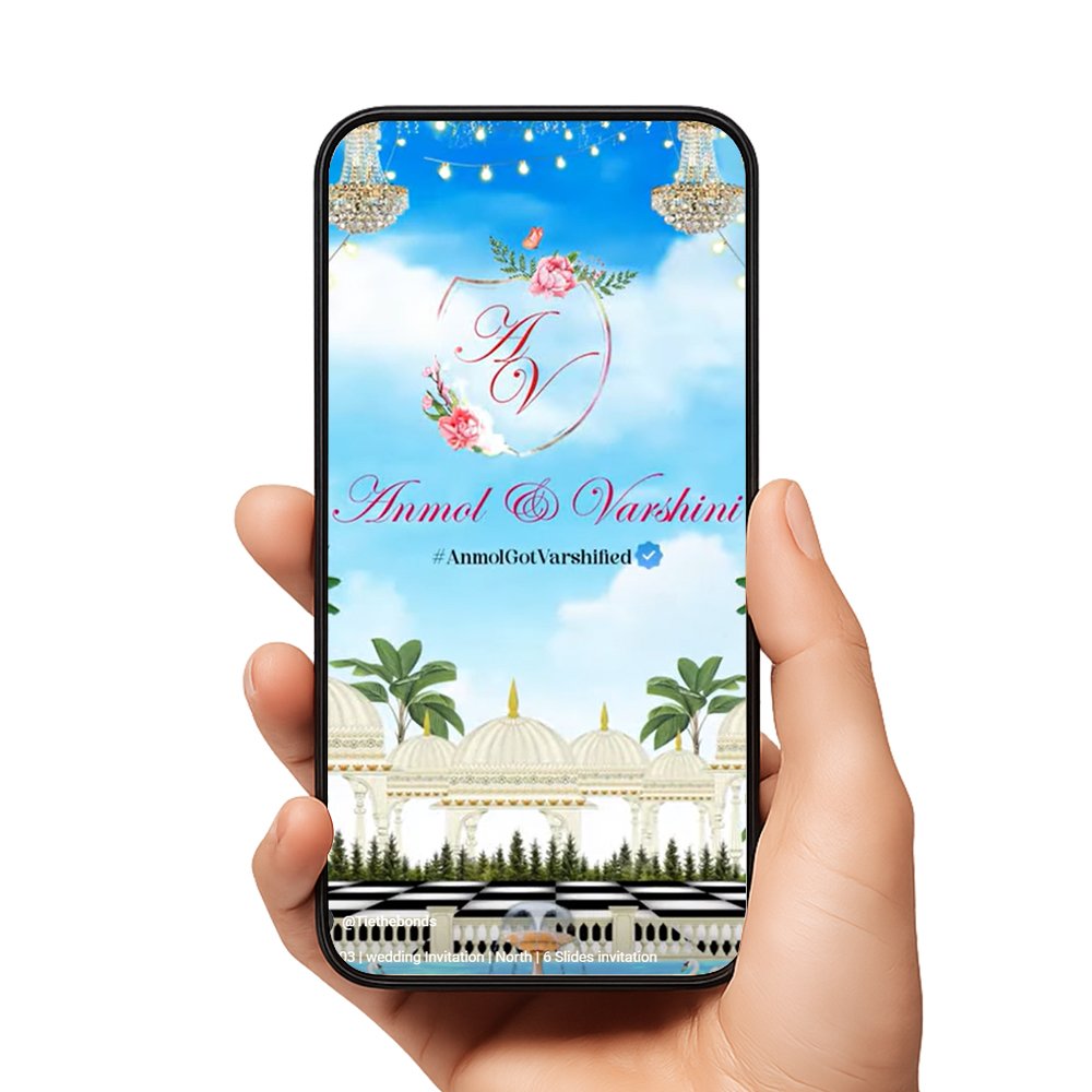 TTB 003 | wedding Invitation | North | 6 Slides invitation