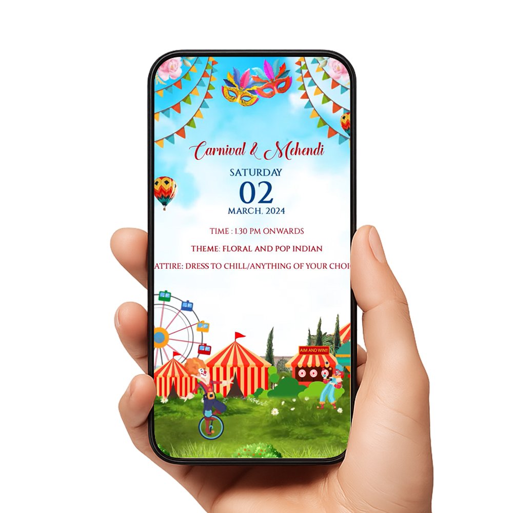 TTB 006 wedding Invitation South 2 Slides invitation