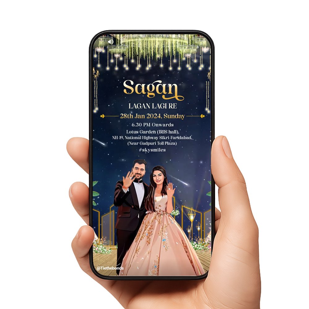 TTB 010 wedding Invitation North 8 Slides invitation