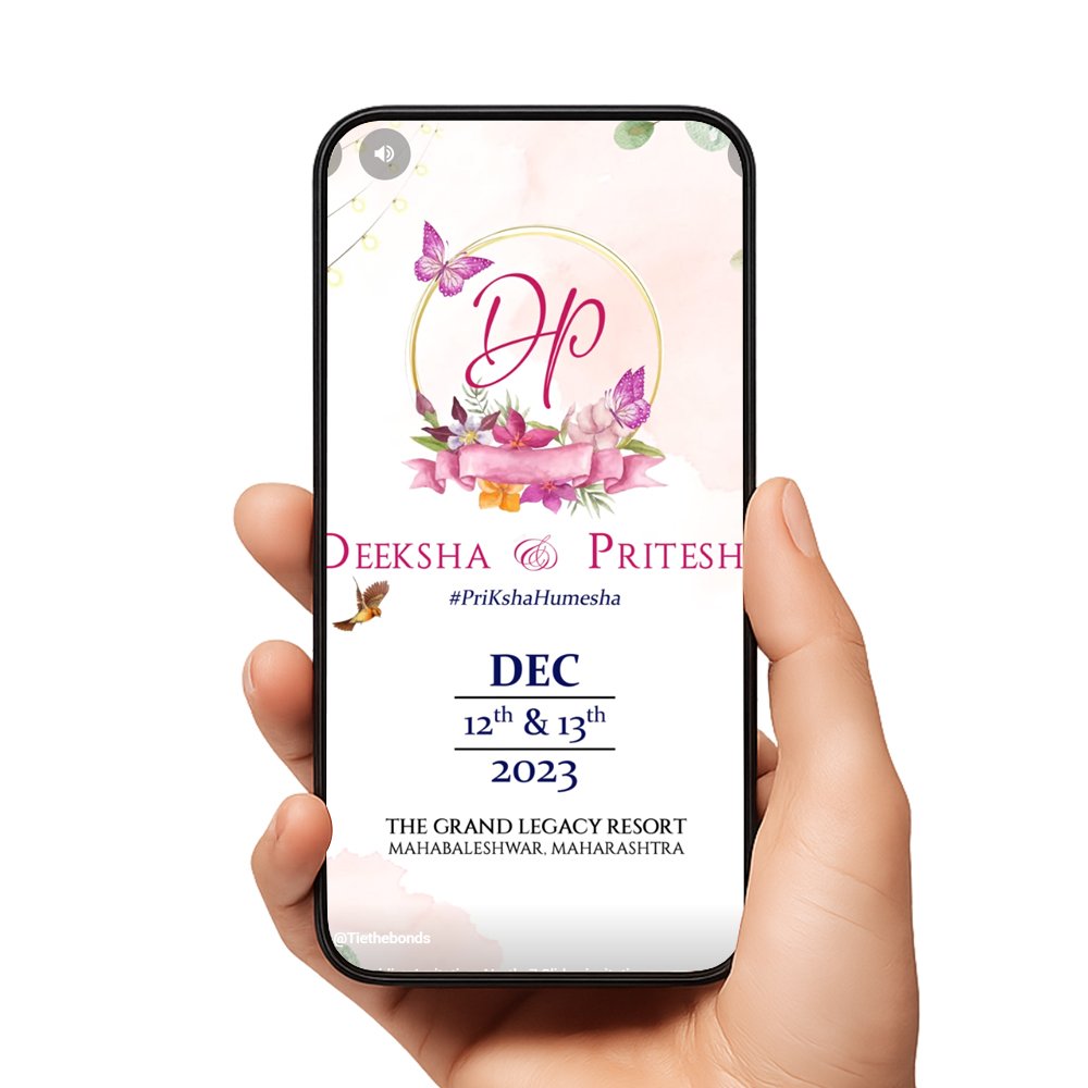 TTB 014 wedding Invitation North 7 Slides invitation