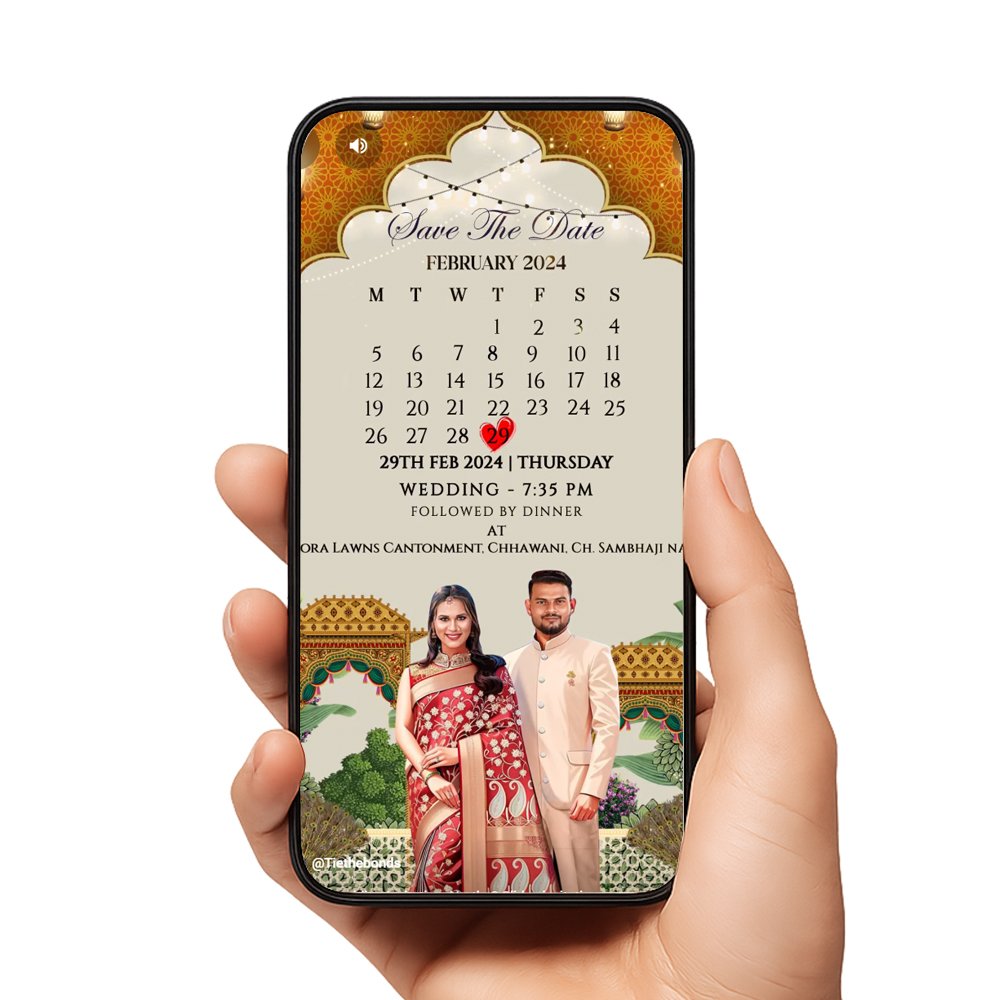 TTB 016 wedding Invitation North 2 Slides invitation