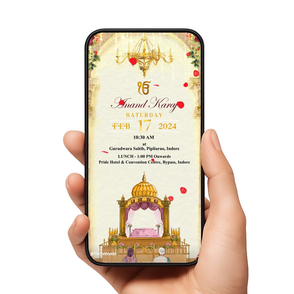 TTB 021 wedding Invitation North 7 Slides invitation