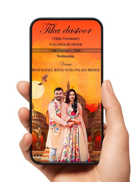 TTB 025 Wedding Invitation North 3 Slides invitation