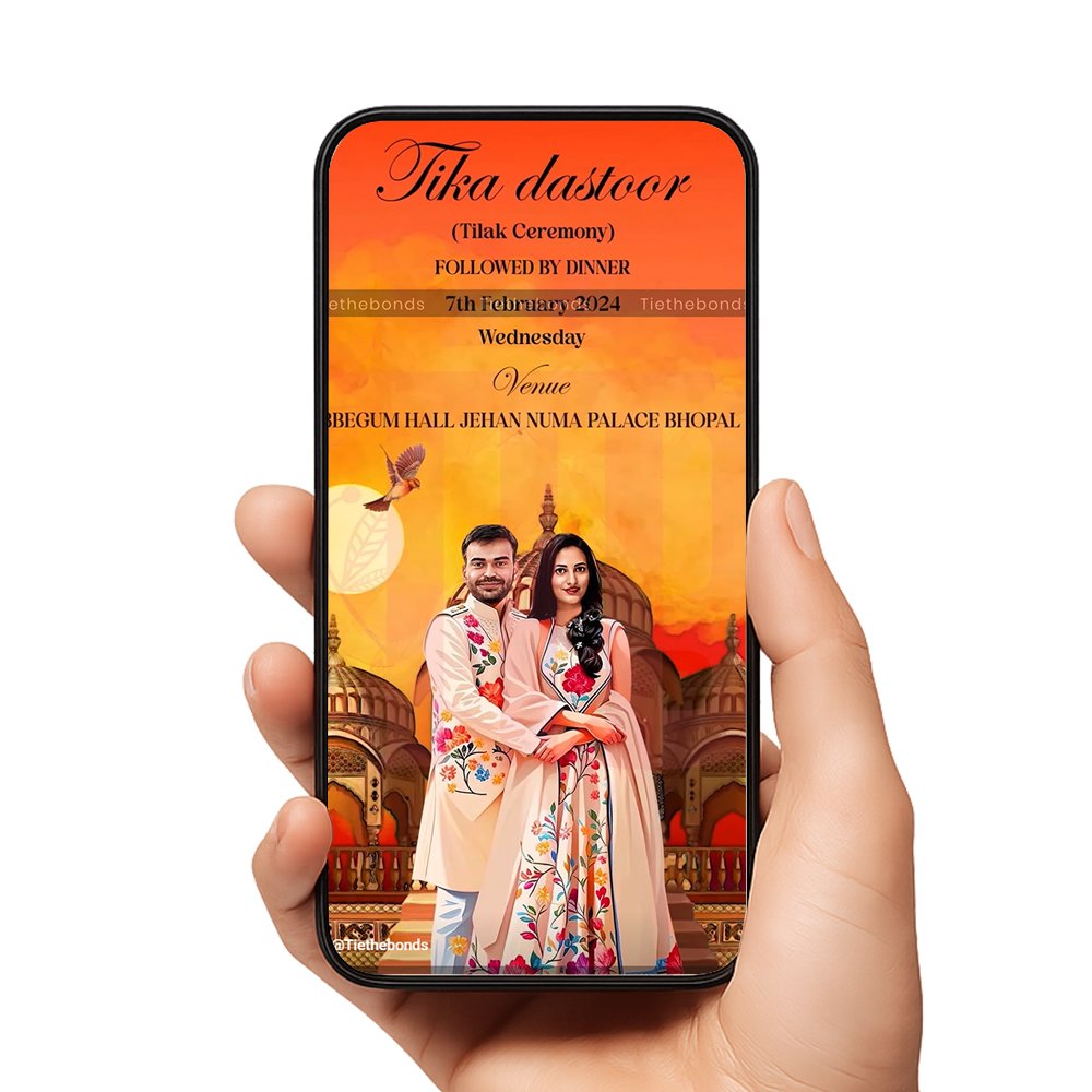 TTB 025 Wedding Invitation North 3 Slides invitation