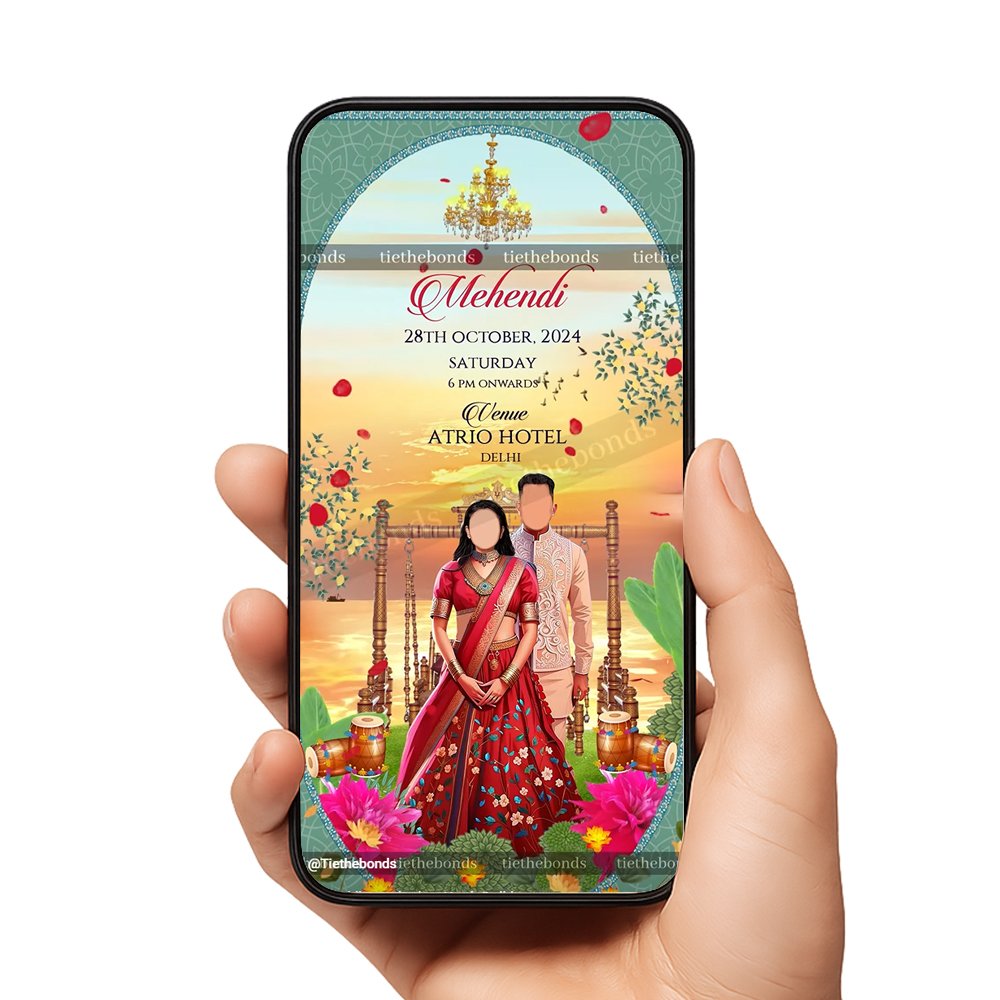 TTB 028 Wedding Invitation North 5 slides