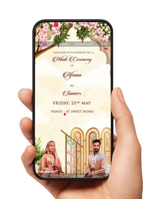 TTB 031 Wedding Invitation North 4 slides