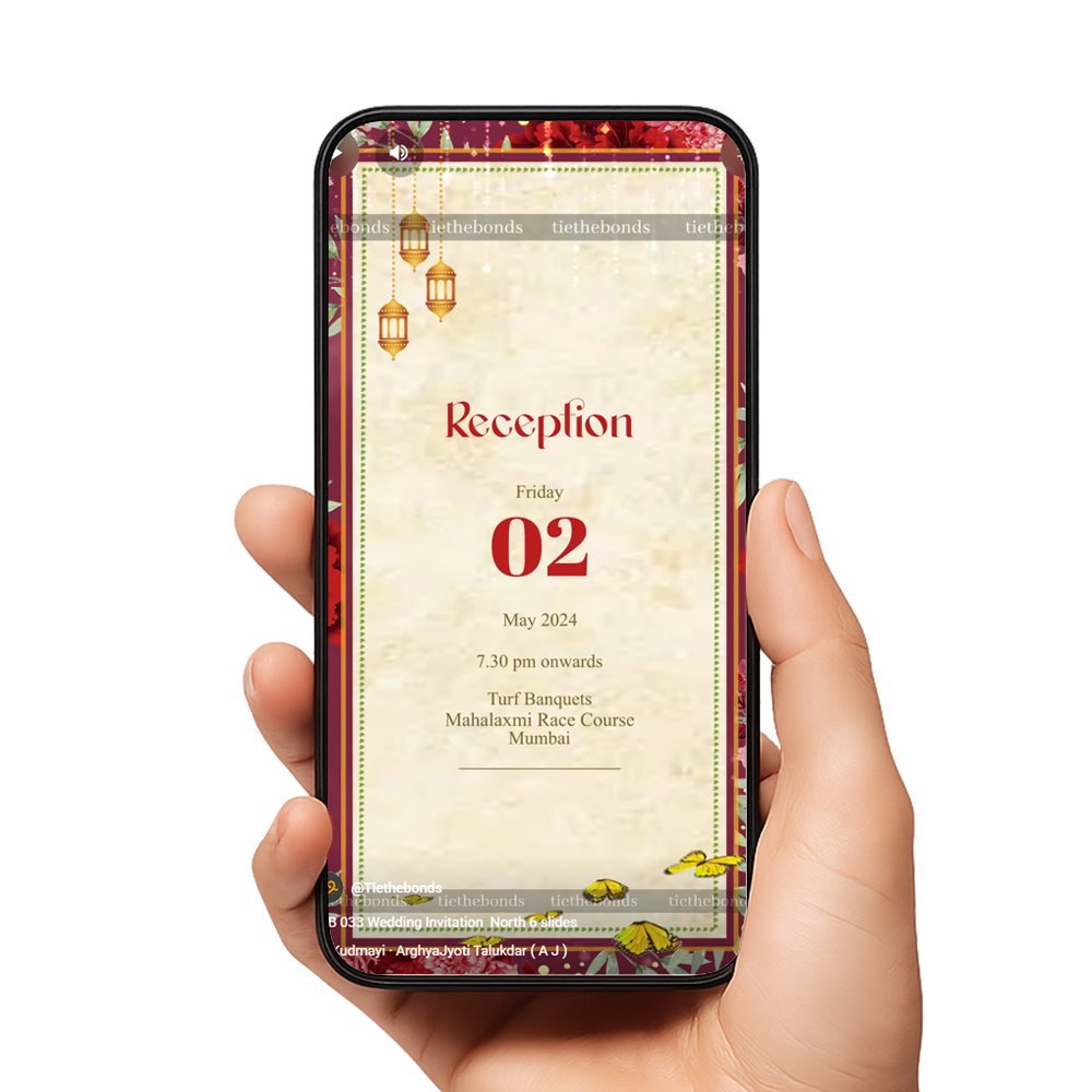 TTB 033 Wedding Invitation North 6 slides