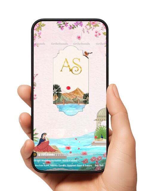 TTB 040 Wedding Invitation North 4 slide