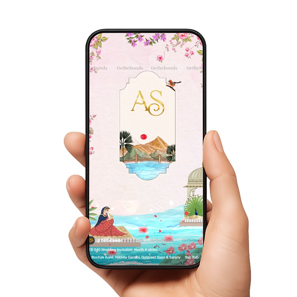 TTB 040 Wedding Invitation North 4 slide