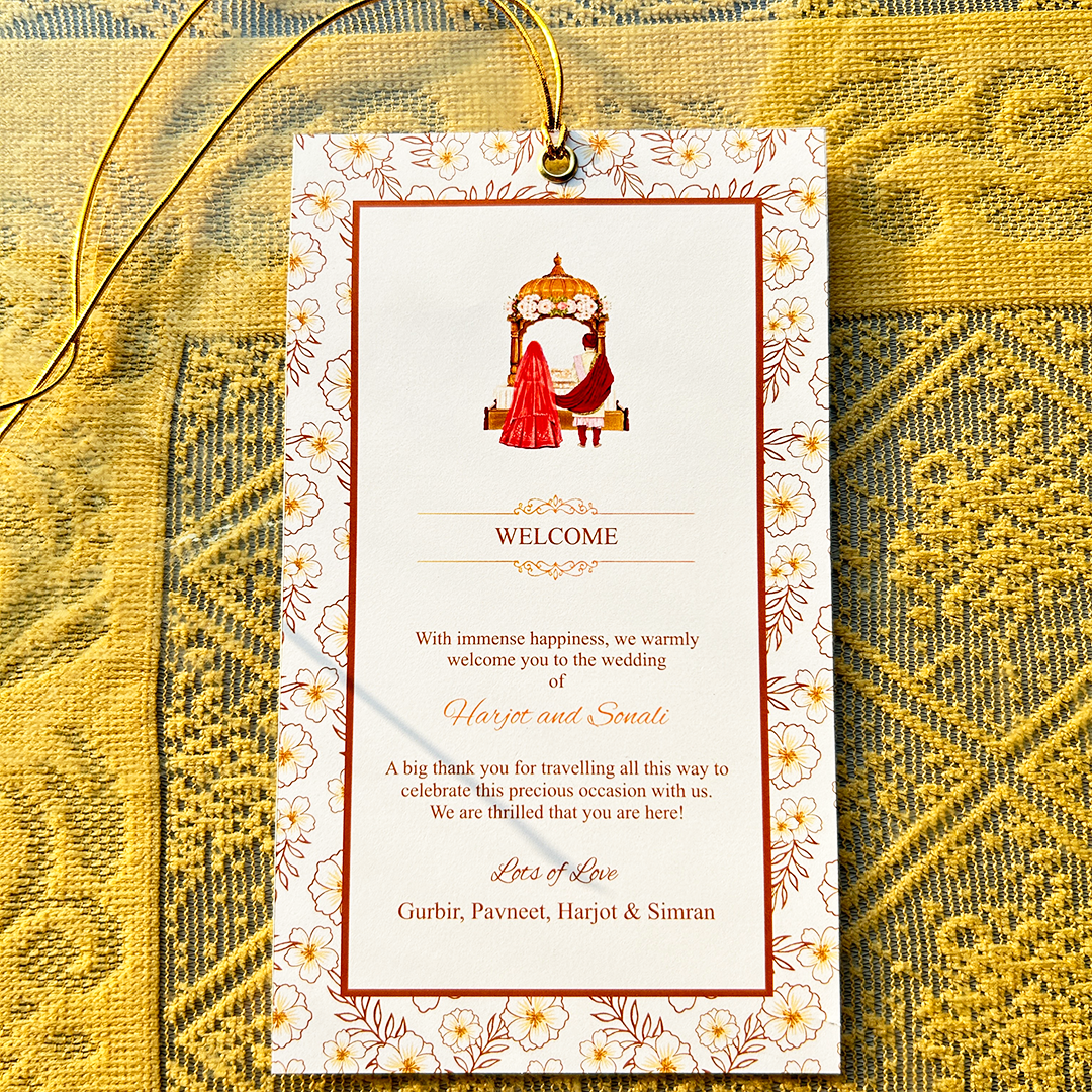 Hamper Tag/Welcome Card