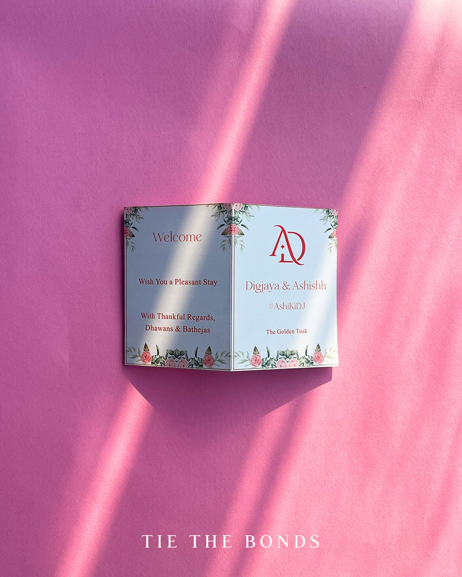 3 Fold itinerary Cards - Image 5